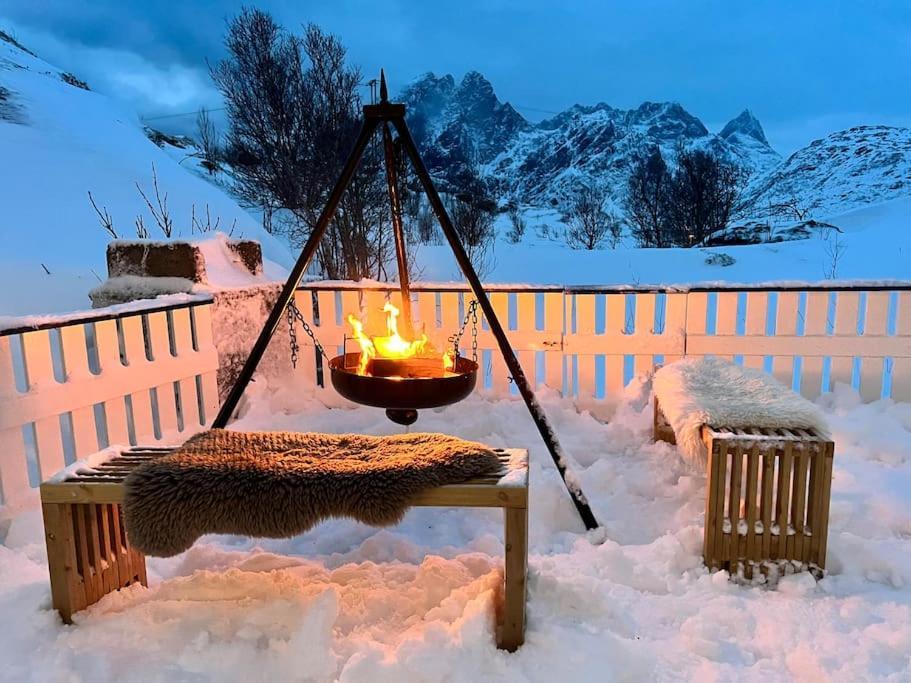 Sundet Lofoten Holiday House Villa Sund  Exterior foto